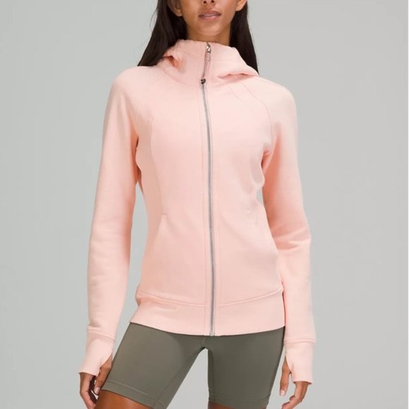 lululemon athletica Tops - NWOT Lululemon Scuba Full-Zip Hoodie Strawberry Milkshake Size 6